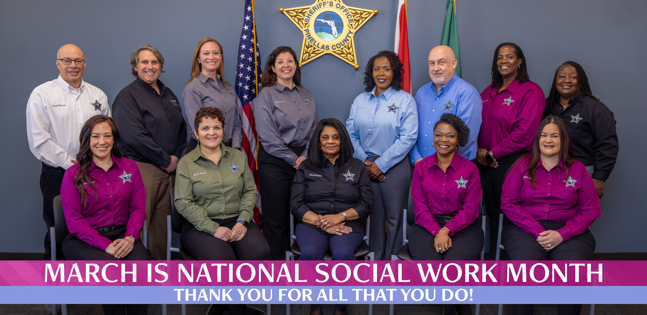 March is National Social Work Month, Thank you for all you do!