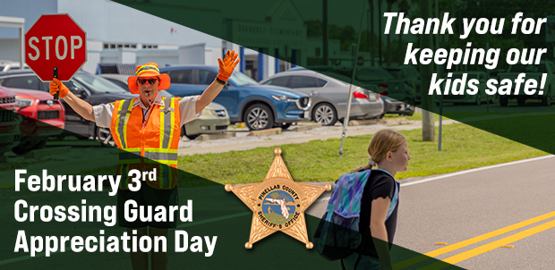 February 3, Crossing Guard Appreciation Day; Thank you for keeping our kids safe