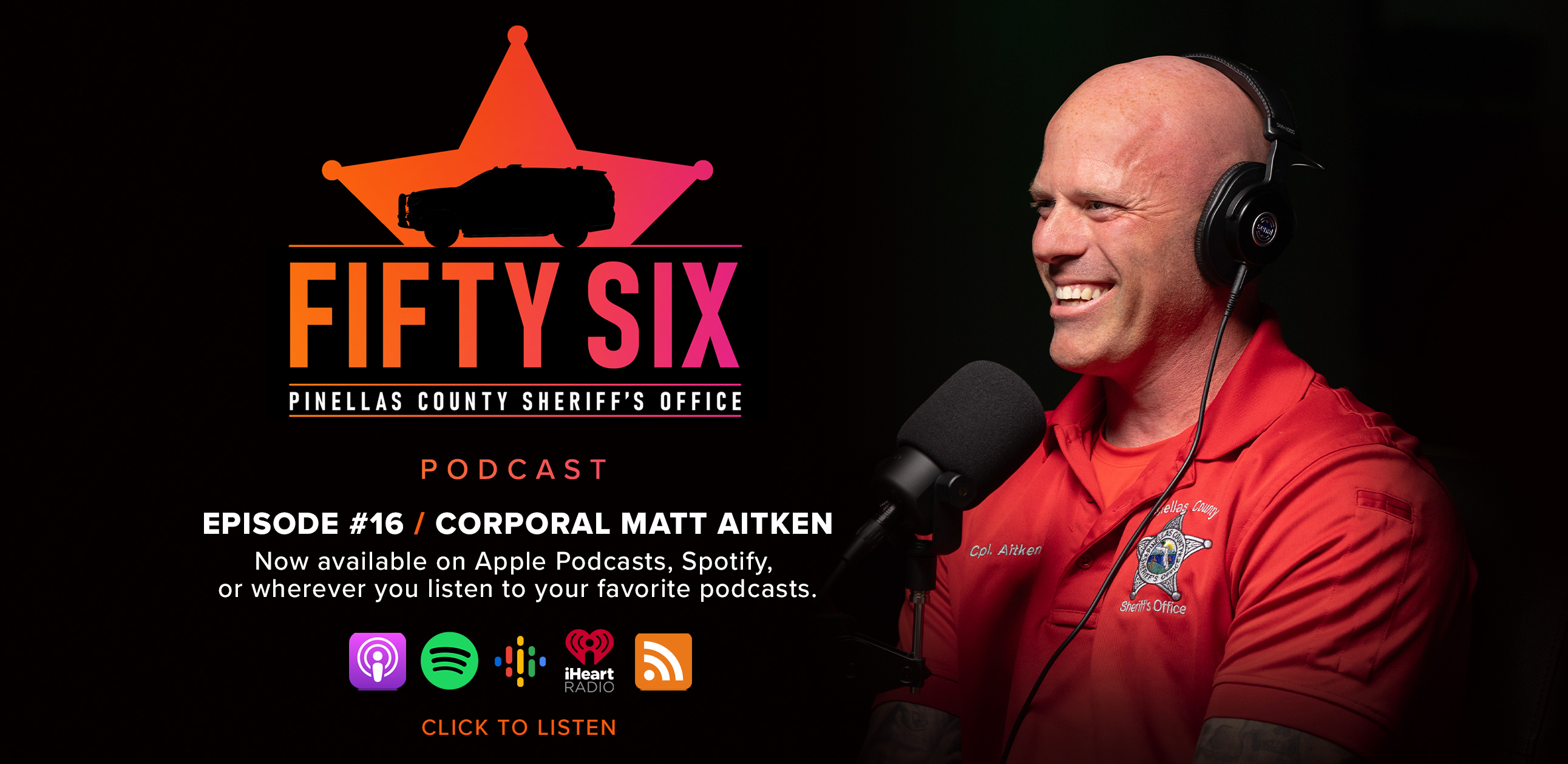 56 Podcast, Episode 16 Corporal Matt Aitken, now available wherever you listen to your favorite podcasts.
