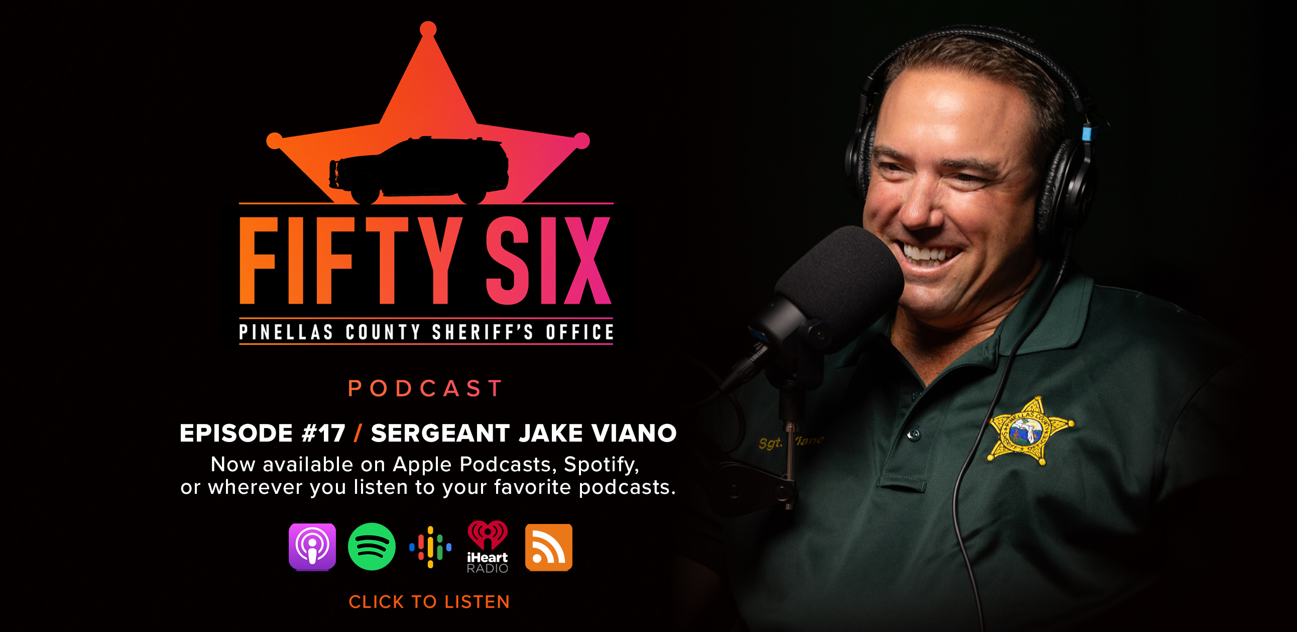 56 Podcast, Episode 17 Sergeant Viano, now available wherever you listen to your favorite podcasts.